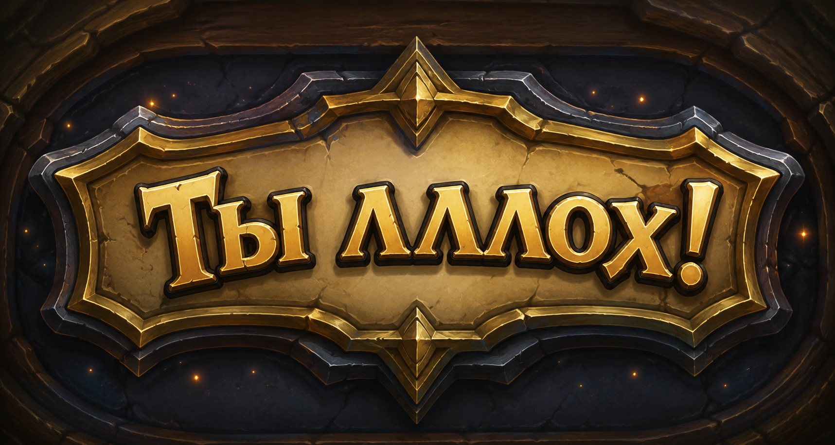ты ЛЛЛЛОХХ!